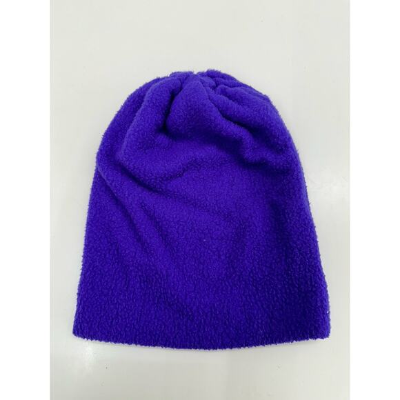 Turtle Fur Childrens Hat Purple Fleece Winter Pull On Beanie Vintage - Picture 1 of 7